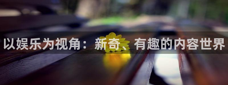 多多28g体育注册代理：以娱乐为视角：新奇、有趣的内容世界