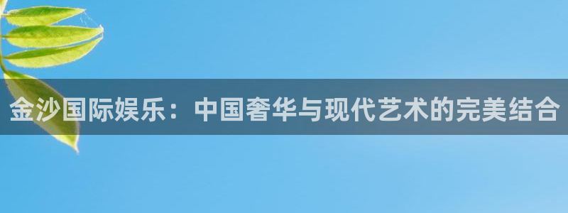 多多28g4：金沙国际娱乐：中国奢华与现代艺术的完美结合